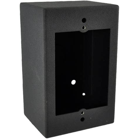 black surface mount electrical box|surface mounted single gang box.